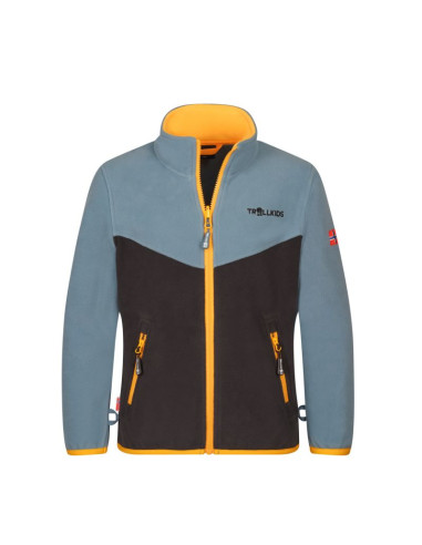 Kurtka wodoodporna dziecięca 3 w 1 trollkids kids bryggen 3in1 jacket zimowa niebieska (418-196)