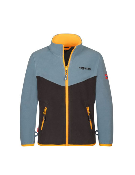 Kurtka wodoodporna dziecięca 3 w 1 trollkids kids bryggen 3in1 jacket zimowa niebieska (418-196)