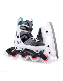 Łyżwy/rolki regulowane tempish systent girl duo 2