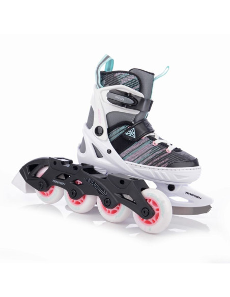 Łyżwy/rolki regulowane tempish systent girl duo