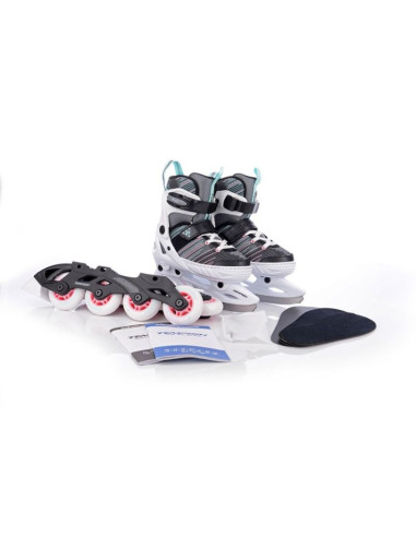 Łyżwy/rolki regulowane tempish systent girl duo