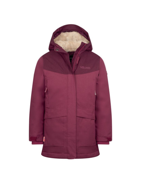 Kurtka ocieplana dziewczęca trollkids girls oslo coat pro płaszcz dla dziewczynki różowy (456-421)