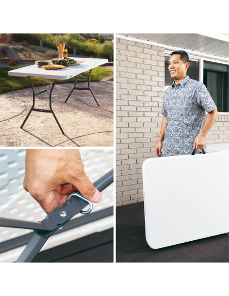 Lifetime półkomercyjny stół składany 183cm 25011