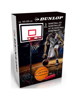 Zestaw regulowany do koszykówki dunlop 1,65-2,05m 3w1