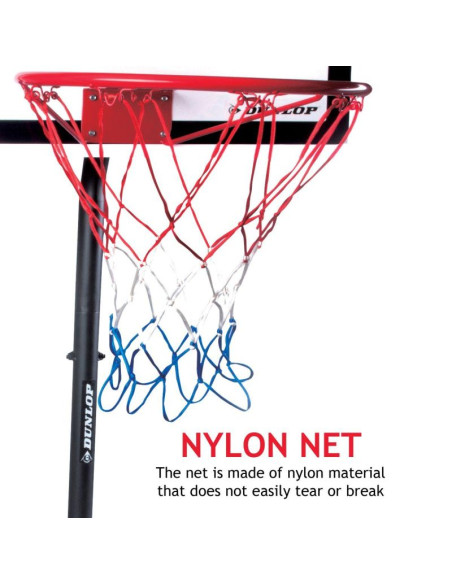 Zestaw regulowany do koszykówki dunlop 1,65-2,05m 3w1