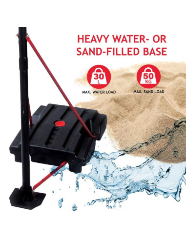 Zestaw regulowany do koszykówki dunlop 1,65-2,05m 3w1