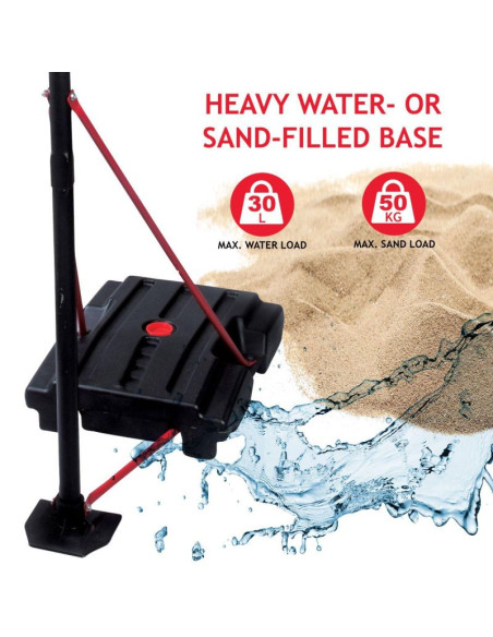 Zestaw regulowany do koszykówki dunlop 1,65-2,05m 3w1