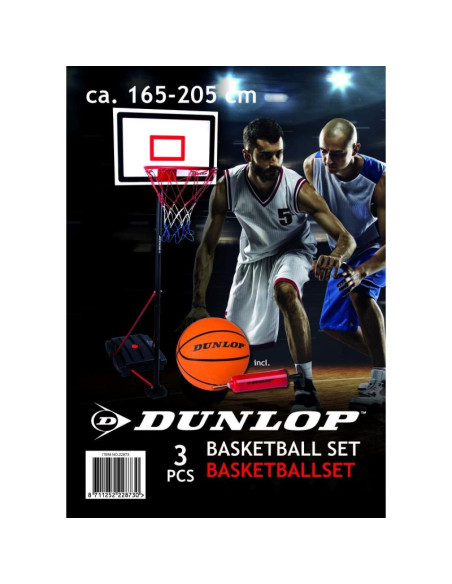 Zestaw regulowany do koszykówki dunlop 1,65-2,05m 3w1