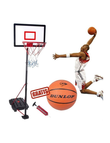 Zestaw regulowany do koszykówki dunlop 1,65-2,05m 3w1