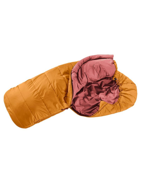 Śpiwór dziecięcy deuter starlight (130-170 cm) - maple-redwood