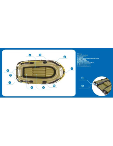 Ponton fishman 300 set 252x125x26cm 07208-1