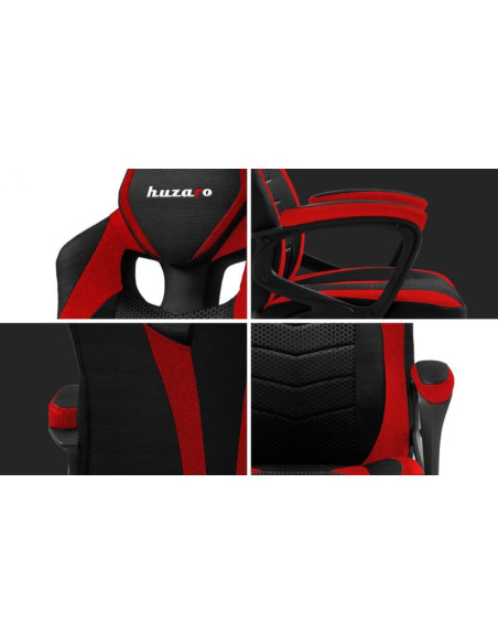 Fotel gamingowy huzaro force 2.5 red mesh