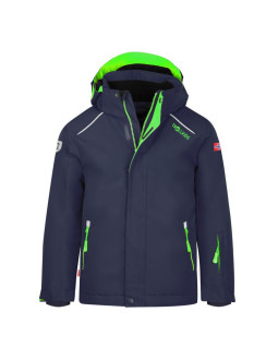 Kurtka z kapturem dziecięca trollkids kids holmenkollen snow jacket pro zimowa granatowa (913-100)