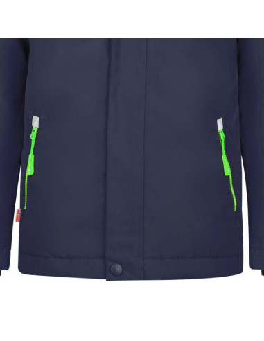 Kurtka z kapturem dziecięca trollkids kids holmenkollen snow jacket pro zimowa granatowa (913-100)