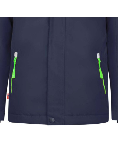 Kurtka z kapturem dziecięca trollkids kids holmenkollen snow jacket pro zimowa granatowa (913-100)