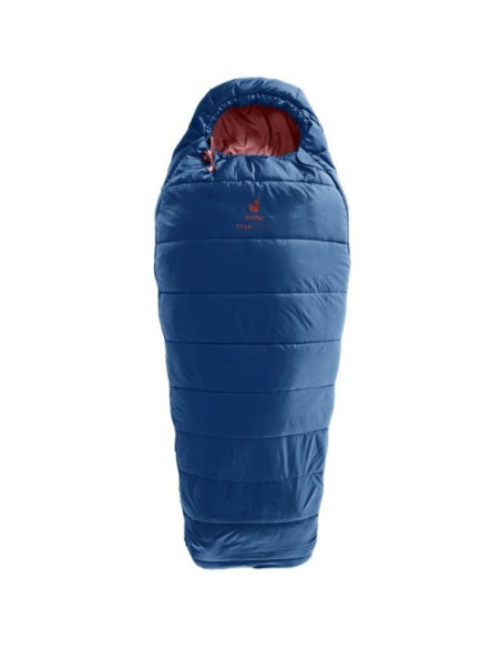 Śpiwór dziecięcy deuter starlight (130-170 cm) - nightblue/redwood