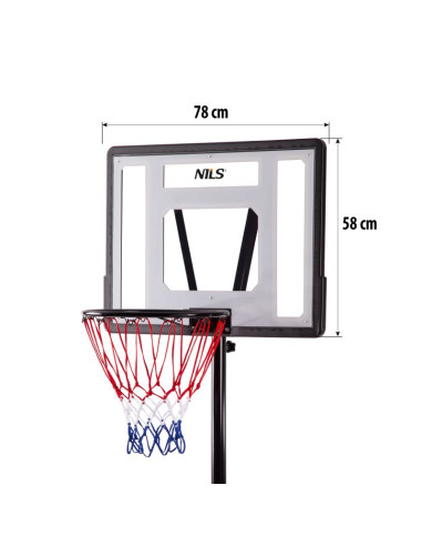 Zdk8305 kosz do koszykówki nils