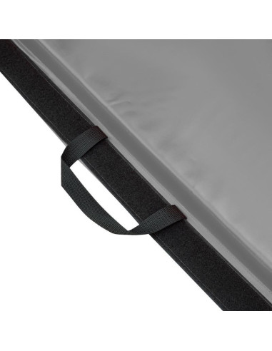 Materac gimnastyczny składany szary 2400x1200x50mm hms mgs01