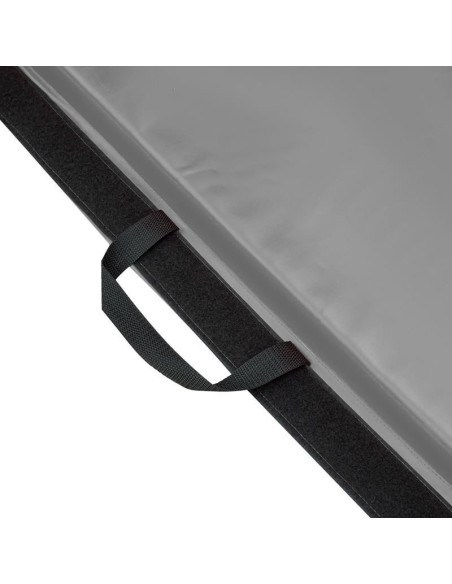 Materac gimnastyczny składany szary 2400x1200x50mm hms mgs01