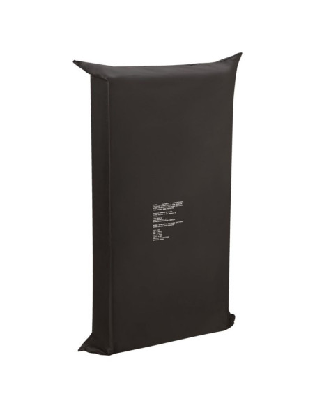 Materac gimnastyczny składany czarny 2400x1200x50mm hms mgs01