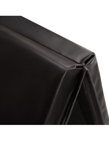 Materac gimnastyczny składany czarny 2400x1200x50mm hms mgs01