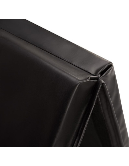 Materac gimnastyczny składany czarny 2400x1200x50mm hms mgs01