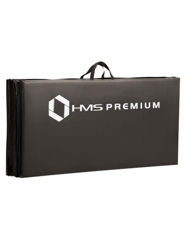 Materac gimnastyczny składany czarny 2400x1200x50mm hms mgs01