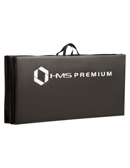 Materac gimnastyczny składany czarny 2400x1200x50mm hms mgs01