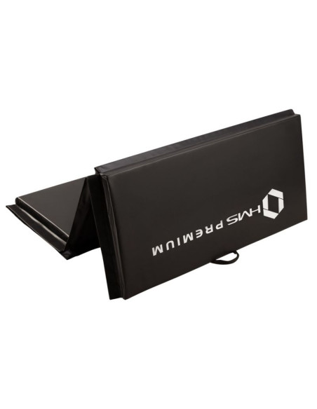 Materac gimnastyczny składany czarny 2400x1200x50mm hms mgs01