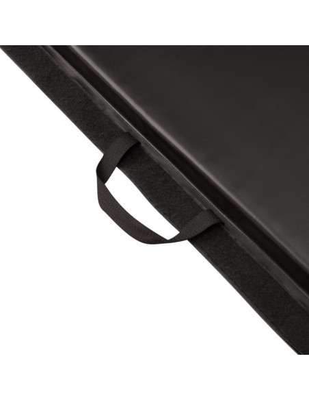 Materac gimnastyczny składany czarny 2400x1200x50mm hms mgs01