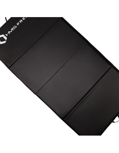 Materac gimnastyczny składany czarny 2400x1200x50mm hms mgs01