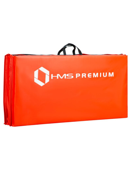 Materac gimnastyczny składany czerwony 2400x1200x50mm hms mgs01