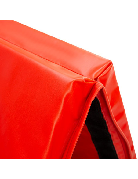 Materac gimnastyczny składany czerwony 2400x1200x50mm hms mgs01