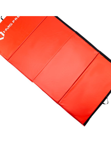 Materac gimnastyczny składany czerwony 2400x1200x50mm hms mgs01