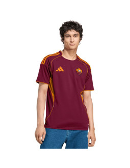 Koszulka męska adidas as roma 25/26 home bordowa jp4184