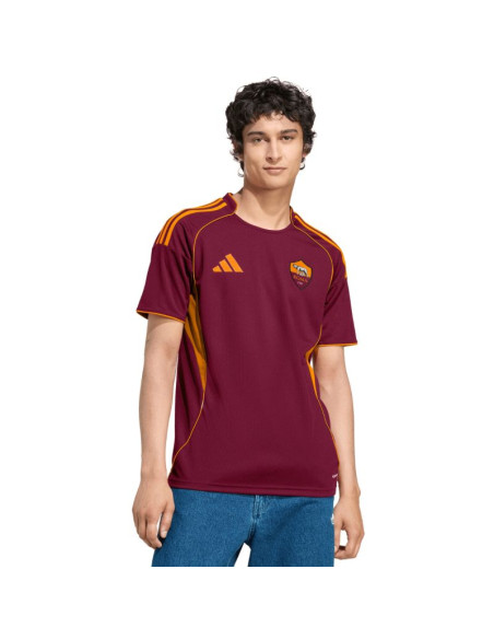 Koszulka męska adidas as roma 25/26 home bordowa jp4184