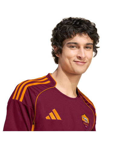 Koszulka męska adidas as roma 25/26 home bordowa jp4184