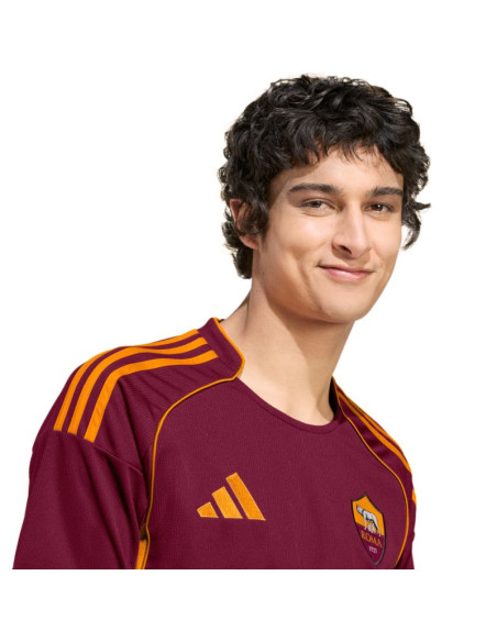 Koszulka męska adidas as roma 25/26 home bordowa jp4184