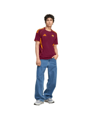 Koszulka męska adidas as roma 25/26 home bordowa jp4184