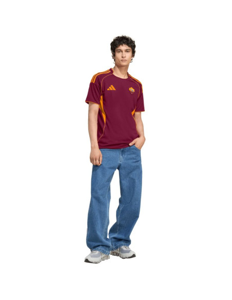 Koszulka męska adidas as roma 25/26 home bordowa jp4184