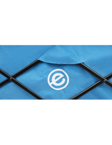 Wózek turystyczno plażowy deluxe składany 66x48x90cm z uchwytem niebieski