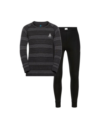 Bielizna termoaktywna - zestaw odlo set active warm special set roz. l ciemnoszara