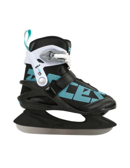 Łyżwy damskie roces icy 5 czarno-biało-błękitne 450737 001 2