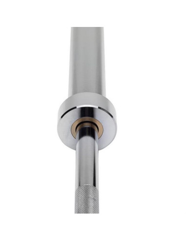 Gryf olimpijski łamany 13,5 kg / 1500 mm z zaciskami hms gol200