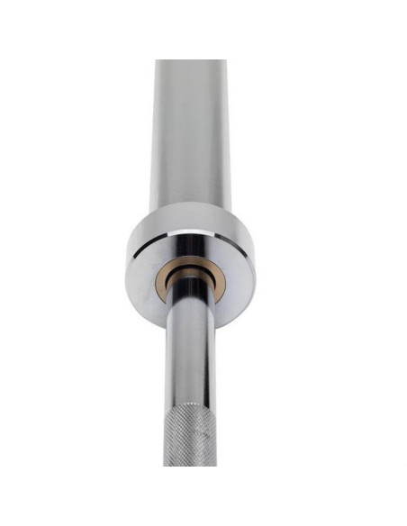 Gryf olimpijski łamany 13,5 kg / 1500 mm z zaciskami hms gol200