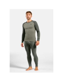 Bielizna termoaktywna - zestaw odlo set active warm special set roz. m ciemnoszara