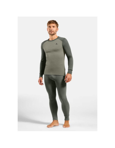 Bielizna termoaktywna - zestaw odlo set active warm special set roz. m ciemnoszara