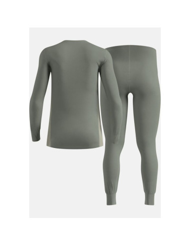 Bielizna termoaktywna - zestaw odlo set active warm special set roz. m ciemnoszara