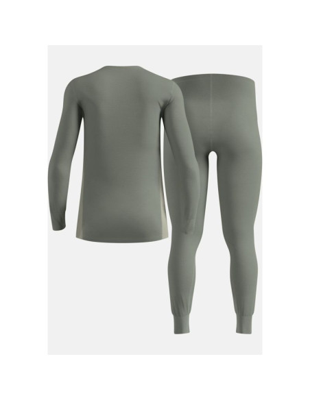 Bielizna termoaktywna - zestaw odlo set active warm special set roz. m ciemnoszara