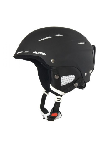 Kask narciarski alpina biom (black matt)